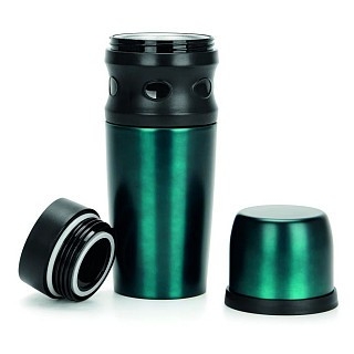 Термокружка Fissman 480 мл зеленая нержавеющая сталь (9824)