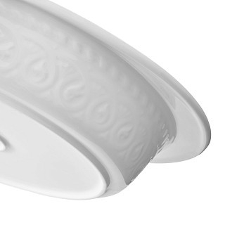 Мармит овальный Fissman PARMIGIANO 36x257x61 см/19 л фарфор (13710)