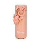 Термос Fissman 380 мл колір рожевий нержавіюча сталь (9862)