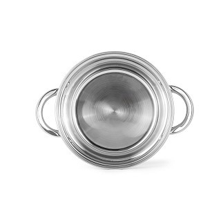 Кастрюля Fissman FELINA 16x10,5см/2,1л. со стеклянной крышкой нержавеющая сталь (5339) Кастрюля Fissman FELINA 16x10,5см/2,1л. со стеклянной крышкой нержавеющая сталь (5339)