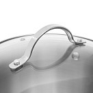 Каструля Fissman TIERNO 20x11,5 см / 3,1л зі скляною кришкою нержавіюча сталь (5495)