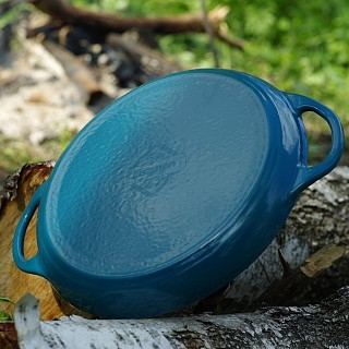 Круглая сковорода гриль Fissman 30x4,0 см с боковыми ручками эмалированный чугун (4044) Круглая сковорода гриль Fissman 30x4,0 см с боковыми ручками эмалированный чугун (4044)