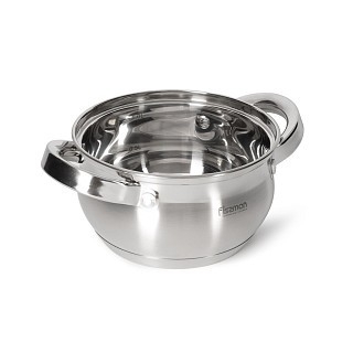 Кастрюля Fissman FELINA 14x8,5см/1,3л. со стеклянной крышкой нержавеющая сталь (5338) Кастрюля Fissman FELINA 14x8,5см/1,3л. со стеклянной крышкой нержавеющая сталь (5338)