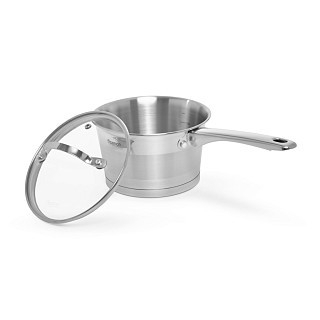 Ковш Fissman TIERNO 16x9,5 см/1,5 л со стеклянной крышкой нержавеющая сталь (5488) Ковш Fissman TIERNO 16x9,5 см/1,5 л со стеклянной крышкой нержавеющая сталь (5488)