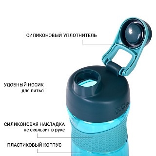 Бутылка для воды Fissman 880 мл (6934) Бутылка для воды Fissman 880 мл (6934)