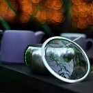 Цукорниця Fissman 560 мл зі скляною кришкою і ложкою нержавіюча сталь (5873)