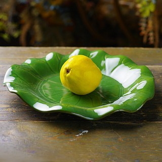 Блюдо Fissman GREEN 34x5 см кераміка (6197)