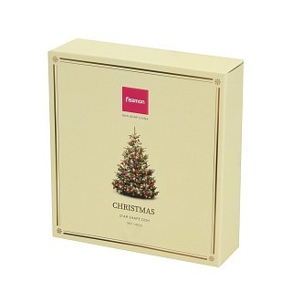 Блюдо Fissman CHRISTMAS у формі зірки 19х15,5 см порцеляна (14016) Блюдо Fissman CHRISTMAS у формі зірки 19х15,5 см порцеляна (14016)