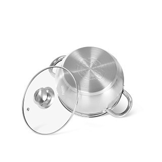 Кастрюля Fissman PRIME 14x8,5 см / 1,3л со стеклянной крышкой (5510) Кастрюля Fissman PRIME 14x8,5 см / 1,3л со стеклянной крышкой (5510)