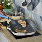 Сковорідка-гриль Fissman SHADOW BORNEO 28x4,5 см (5069)