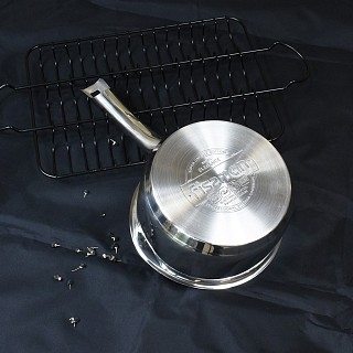 Ковш Fissman ELEGANCE 16x8 см / 1, 6 л со стеклянной крышкой (5490) Ковш Fissman ELEGANCE 16x8 см / 1, 6 л со стеклянной крышкой (5490)