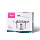Каструля Fissman FOBUS 24x12 см /5,4 л  із скляною кришкою (5384)