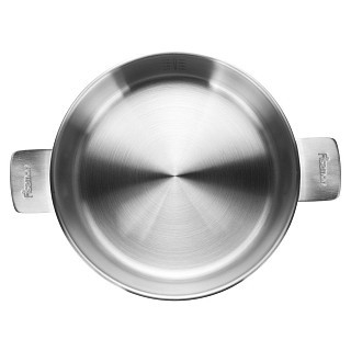 Сотейник Fissman PREMIUM ONE 26x6 см/2,7 л со стеклянной крышкой нержавеющая сталь (15093)