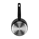 Ківш Fissman FEORELLA 16x8,5 см 1,45 л зі скляною кришкою алюміній з антипригарним покриттям (14510)