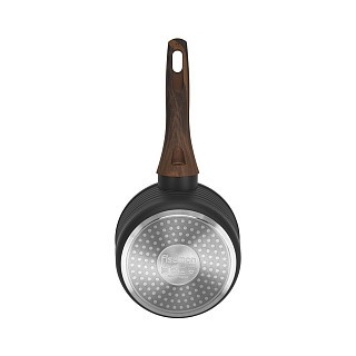 Ківш Fissman 16x7,5 см / 1,3 л CUISINE зі скляною кришкою алюміній з антипригарним покриттям (14591) Ківш Fissman 16x7,5 см / 1,3 л CUISINE зі скляною кришкою алюміній з антипригарним покриттям (14591)