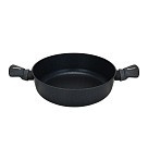 Сотейник Fissman зі скляною кришкою FERRO 26x7,5 см 3,49 л алюміній з антипригарним покриттям (14526)