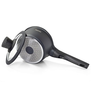 Ківш Fissman PRESTIGE 16x8,5 см / 1,4 л зі скляною кришкою (5040) Ківш Fissman PRESTIGE 16x8,5 см / 1,4 л зі скляною кришкою (5040)