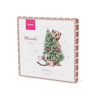 Тарелка Fissman 20 см MIRACLE фарфор (13753) Тарелка Fissman 20 см MIRACLE фарфор (13753)