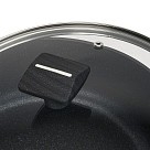 Сотейник Fissman зі скляною кришкою FERRO 26x7,5 см 3,49 л алюміній з антипригарним покриттям (14526)