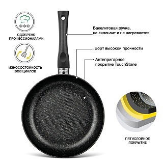 Сковородка Fissman PROMO 20х5 см (4992) Сковородка Fissman PROMO 20х5 см (4992)