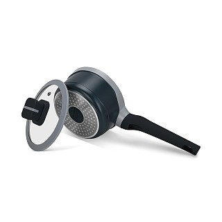 Ковш Fissman со стеклянной крышкой LUXURIA 16x8см/1,3л алюминий с антипригарным покрытием (14549) Ковш Fissman со стеклянной крышкой LUXURIA 16x8см/1,3л алюминий с антипригарным покрытием (14549)