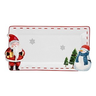 Блюдо прямоугольное Fissman 26х13,6 см доломит (0379)