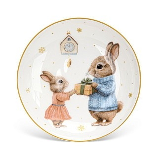 Блюдце Fissman MIRACLE 10 см фарфор (16024)