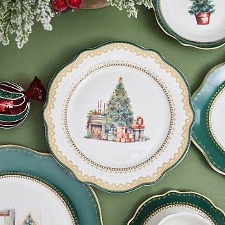 Тарілка Fissman 20 см CHRISTMAS EVE порцеляна (13756) Тарілка Fissman 20 см CHRISTMAS EVE порцеляна (13756)