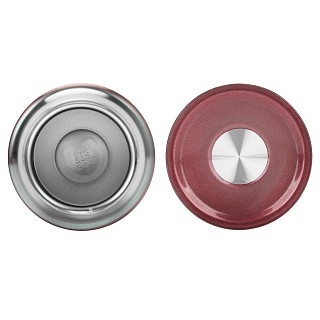 Термос-кухоль Fissman 450 мл рожевий (9626)