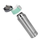 Термос-кухоль Fissman 450 мл зелений нержавіюча сталь (9881)