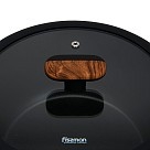 Каструля Fissman FEORELLA 24x11,5 см 4,43 л зі скляною кришкою алюміній з антипригарним покриттям (14514)