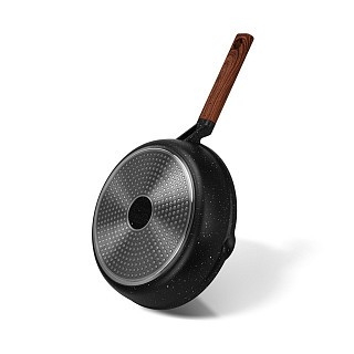 Сковорідка для смаження Fissman 28x6,5 см VITORIA алюміній з антипригарним покриттям (14548)