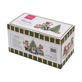 Набор из 2-х кружек Fissman MIRACLE 360 мл фарфора (16011)