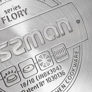 Набір посуду Fissman 6 предметів FLORY зі скляними кришками нержавеющая сталь (5836) Набір посуду Fissman 6 предметів FLORY зі скляними кришками нержавеющая сталь (5836)