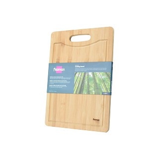 Обробна дошка для мяса, овочів і фруктів Fissman 38x27x1,4 см (8771)