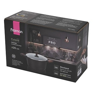 Каструля Fissman 20x10 см / 2,6 л CUISINE зі скляною кришкою алюміній з антипригарним покриттям (14592) Каструля Fissman 20x10 см / 2,6 л CUISINE зі скляною кришкою алюміній з антипригарним покриттям (14592)