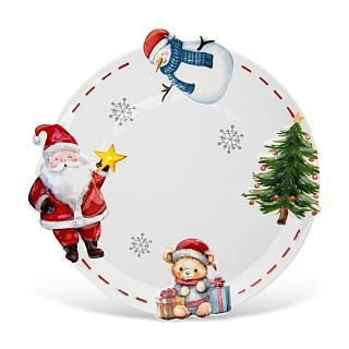 Тарілка 25 см Fissman доломіт (0368)