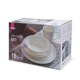 Набор посуды Fissman 16 предметов HORECA фарфор (6358) Набор посуды Fissman 16 предметов HORECA фарфор (6358)