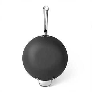 Cковородка Fissman вок MELITA 30x8 см со стеклянной крышкой (4003)