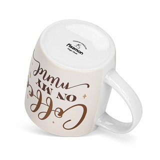 Набір з 2-х кухлів Fissman 310 мл COFFEE ON MY MIND порцеляна (3713)