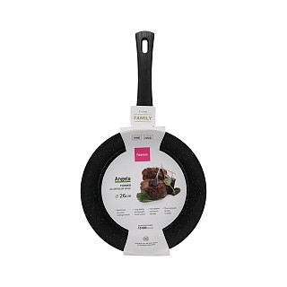 Сковорідка для смаження Fissman 26x5,2 см ANGELA литий алюміній з антипригарним покриттям (14603)