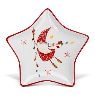 Блюдо в форме звезды Fissman 20,7х20 см доломит (0388)