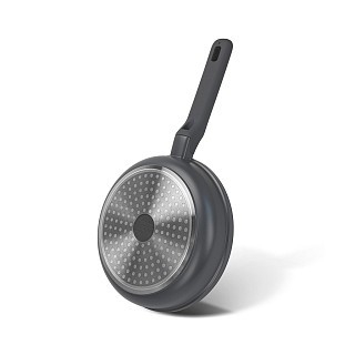 Сковорода для жарки Fissman 22x5,5 см TITANIUM PRO литой алюминий с антипригарным покрытием (14588)