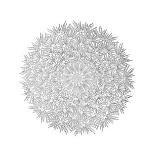 Сервировочный коврик Fissman круглый 38 см ПВХ цена за 1од (0721)