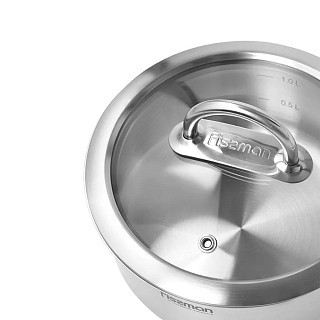 Ківш Fissman BENJAMIN 1,5 л з кришкою (5420)