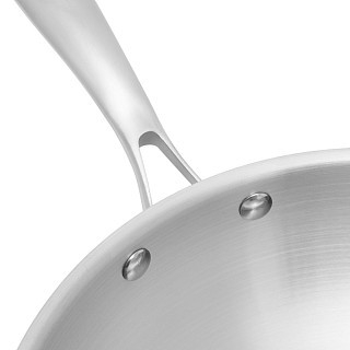 Сковорідка Fissman вок AETERNUM 28x8 см нержавіюча сталь (15108)