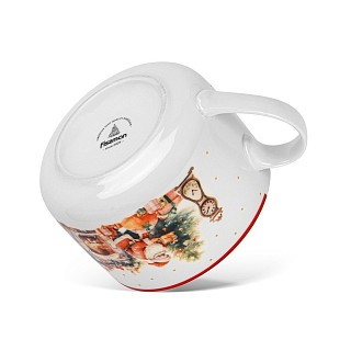 Кружка Fissman 700 мл NEW YEAR порцеляна (13763) Кружка Fissman 700 мл NEW YEAR порцеляна (13763)