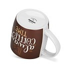 Набір з 2-х кухлів Fissman 310 мл IT'S ALWAYS COFFEE TIME порцеляна (3712)