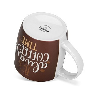 Набір з 2-х кухлів Fissman 310 мл IT'S ALWAYS COFFEE TIME порцеляна (3712) Набір з 2-х кухлів Fissman 310 мл IT'S ALWAYS COFFEE TIME порцеляна (3712)