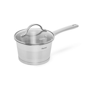 Ковш Fissman TIERNO 16x9,5 см/1,5 л со стеклянной крышкой нержавеющая сталь (5488) Ковш Fissman TIERNO 16x9,5 см/1,5 л со стеклянной крышкой нержавеющая сталь (5488)